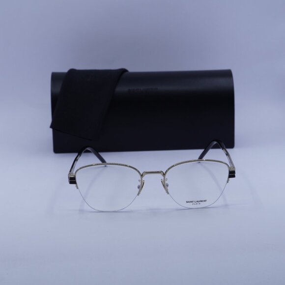 Saint Laurent SL M64 005 Cat Eye Eyeglasses 52mm – Gold/Black - Picture 3 of 10